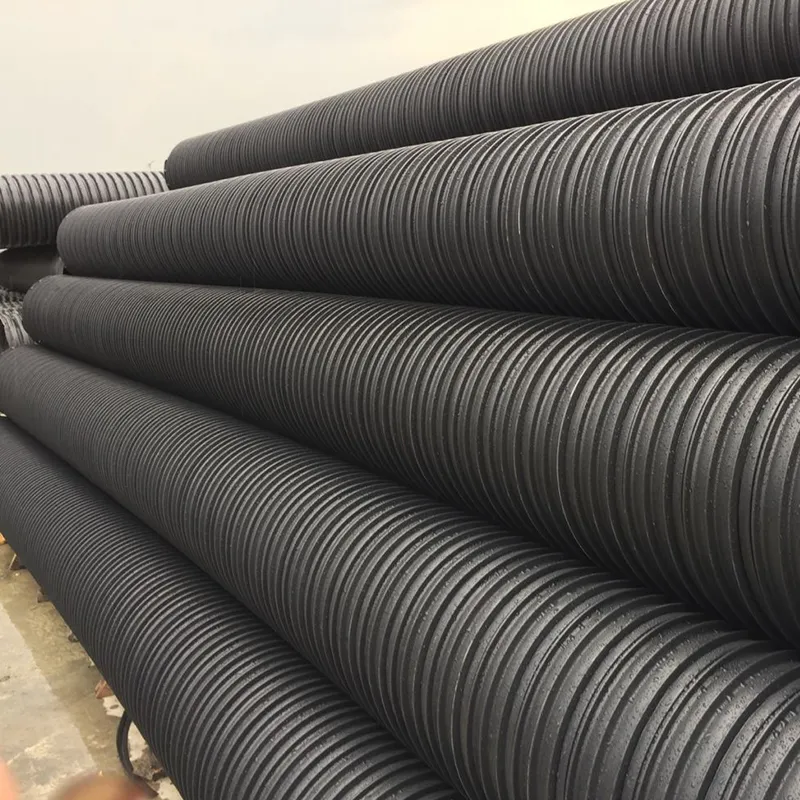 Пластиковые трубы из HDPE со спиральной намоткой.3