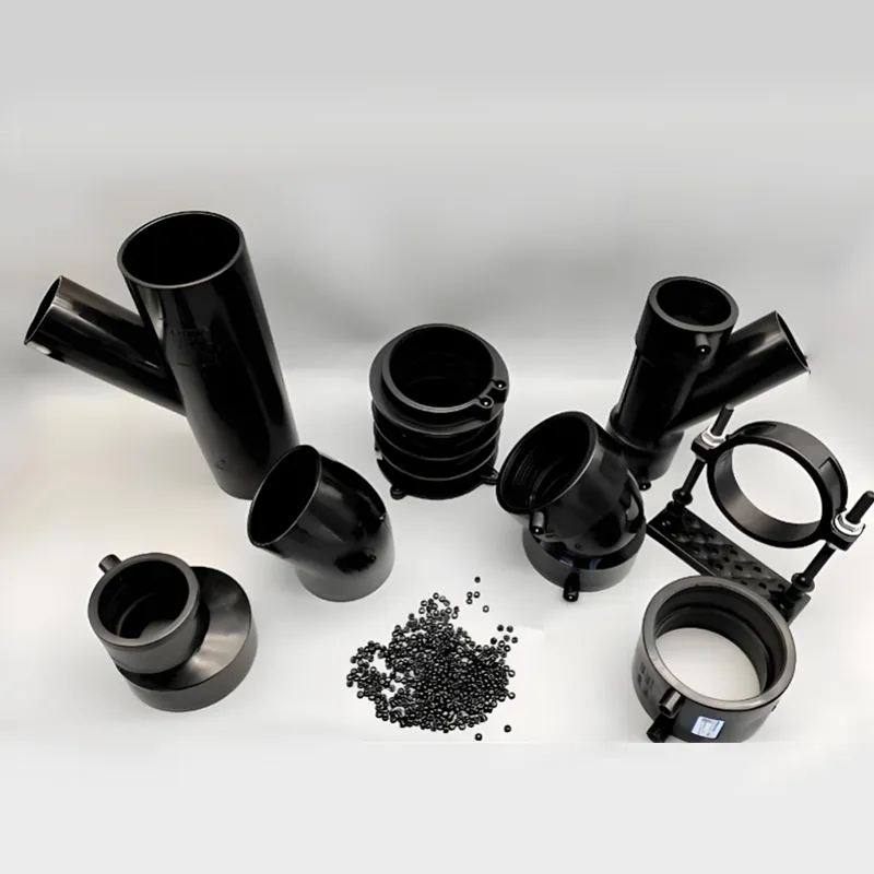 Трубопроводы для дренажа на одном этаже из HDPE.1